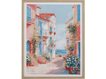 Toile imprimée AZURE 1 pièce multicolore Toile imprimée AZURE 1 pièce multicolore
