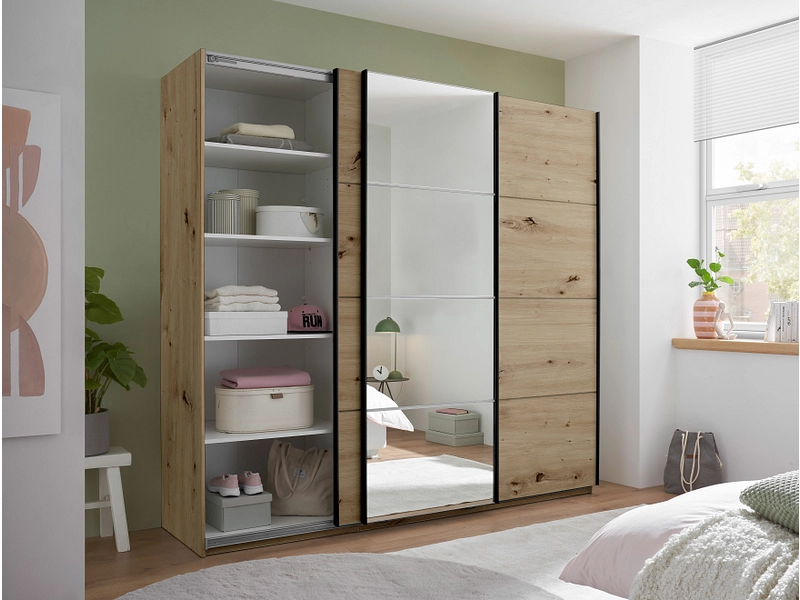 Armadio ante scorrevoli CAPRI quercia artisan