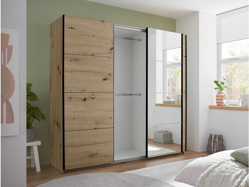 Armadio ante scorrevoli CAPRI quercia artisan