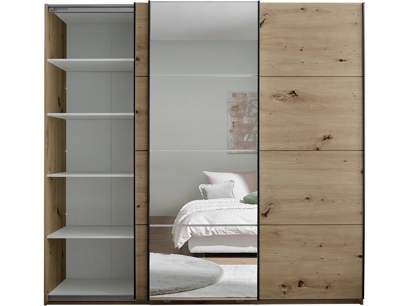 Armadio ante scorrevoli CAPRI quercia artisan