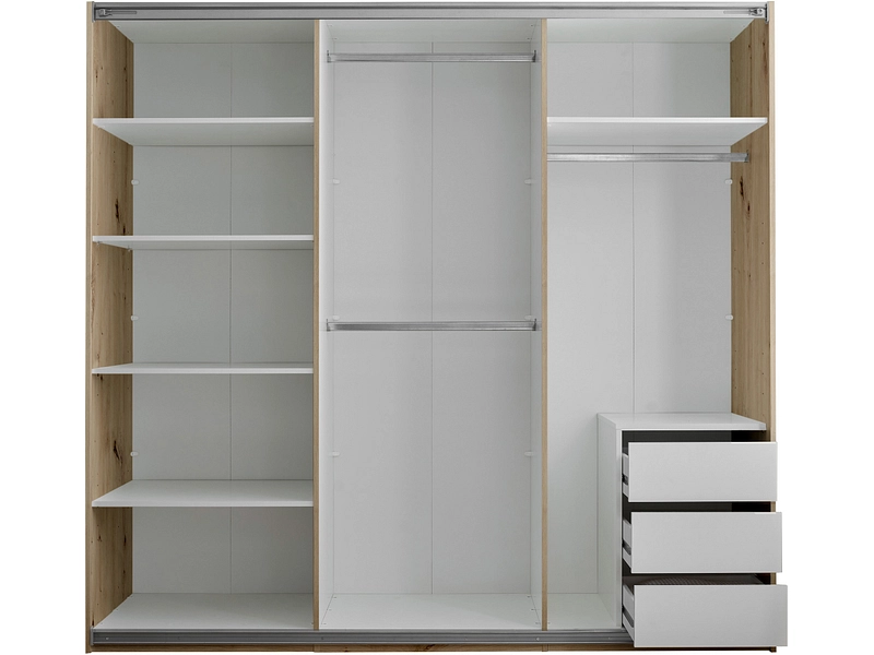 Armadio ante scorrevoli CAPRI quercia artisan