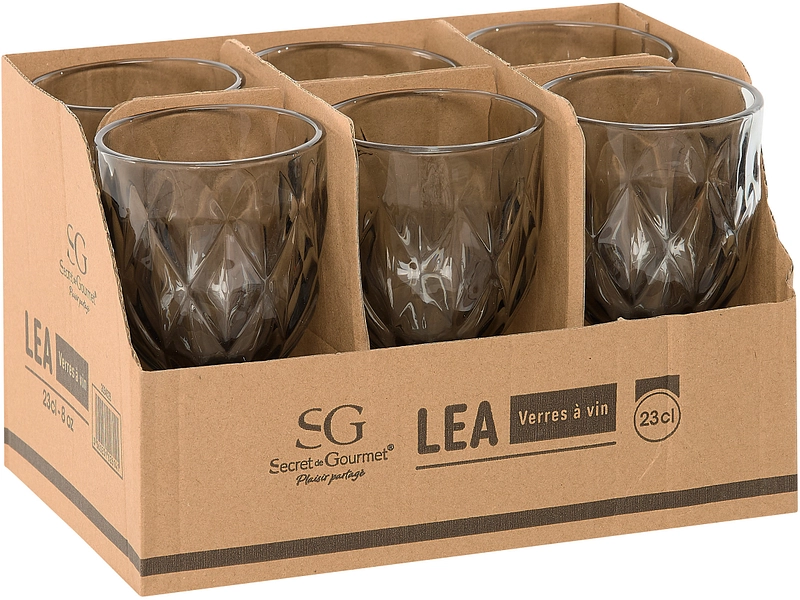 Verre à vin DIAM 1 pièce gris 0.24 L