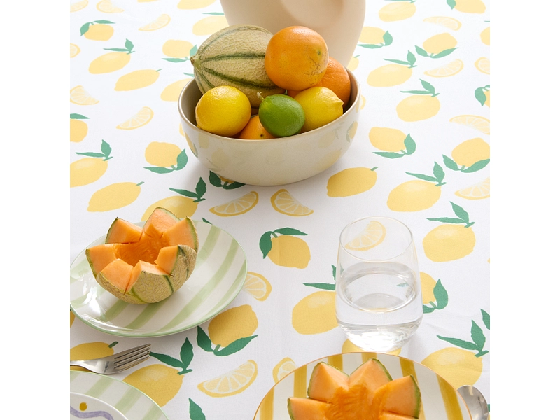 Nappe FRUITY polyester jaune