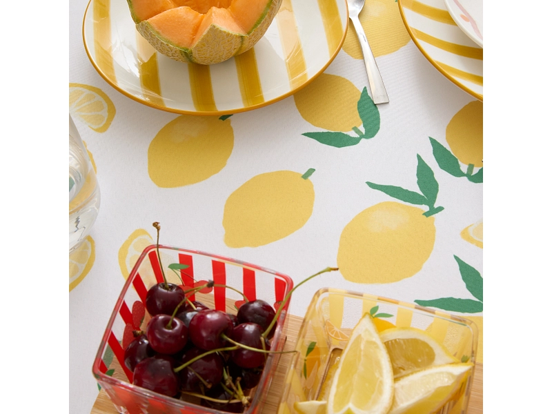 Nappe FRUITY polyester jaune
