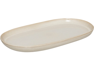 Plat de présentation TESSA plastique beige