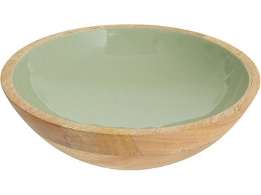 Saladier INAYA bois massif vert