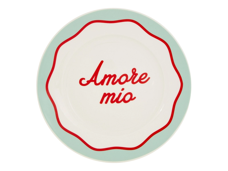 Dessertteller PASTA Porzellan mehrfarbig Dessertteller PASTA Porzellan mehrfarbig