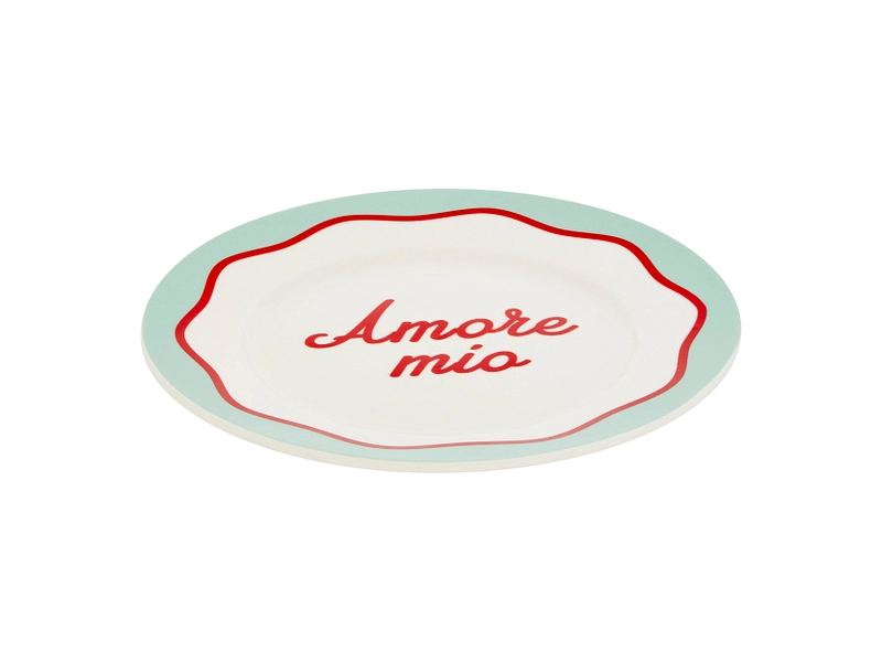 Dessertteller PASTA Porzellan mehrfarbig Dessertteller PASTA Porzellan mehrfarbig