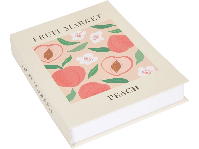 Set mit Deko-Dosen FRUITY beige