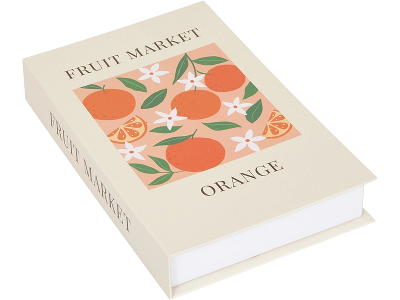 Set mit Deko-Dosen FRUITY beige