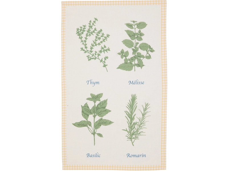 Set 3 torchons GARRIGUE coton blanc