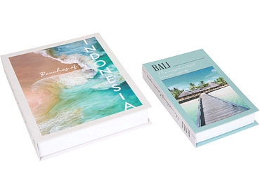 Set de boîtes de décoration RESORT beige