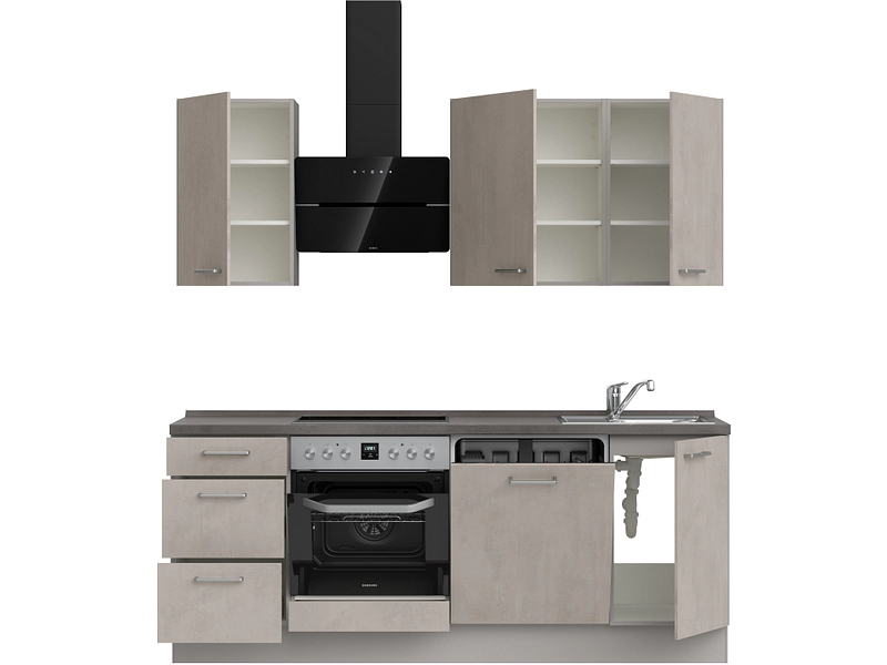 Komplette Küche MODUSET RIVA PREMIUM