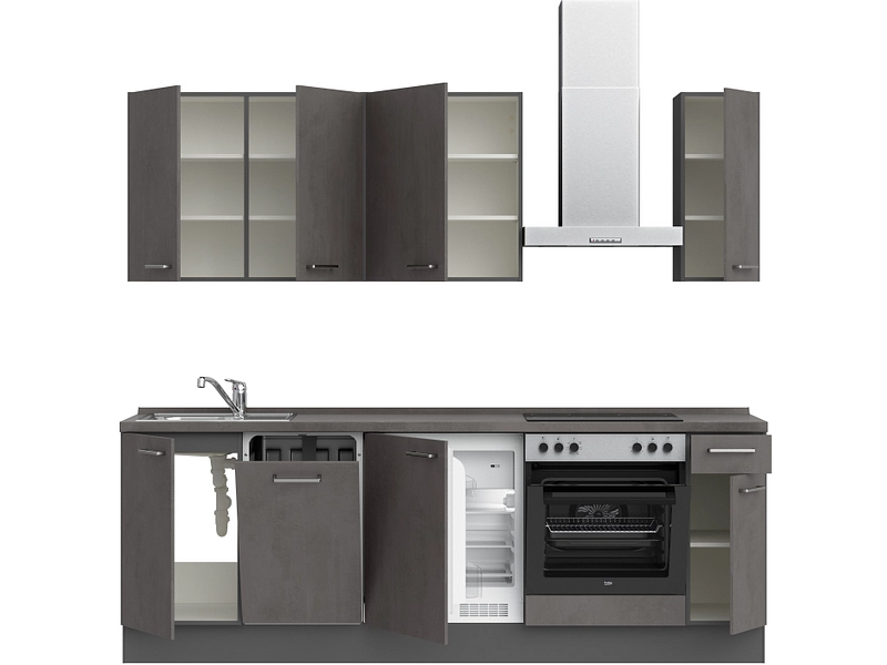 Komplette Küche MODUSET RIVA CLASSIC