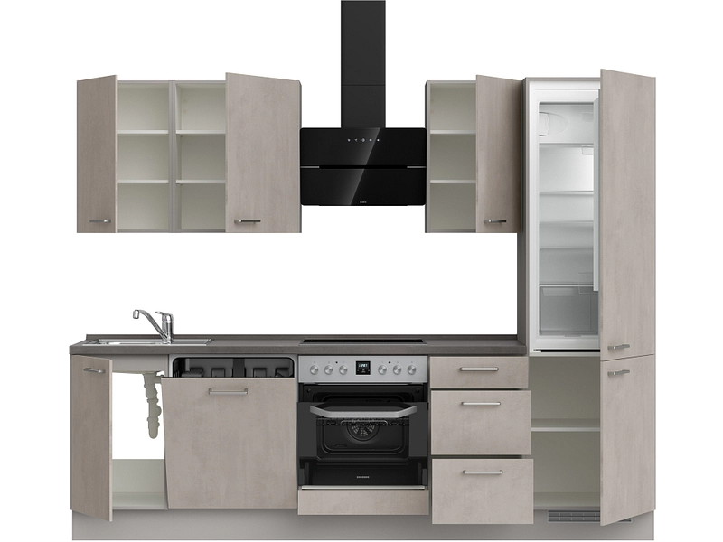 Komplette Küche MODUSET RIVA PREMIUM