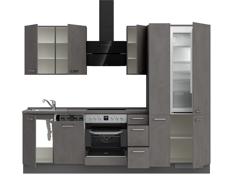 Komplette Küche MODUSET RIVA PREMIUM