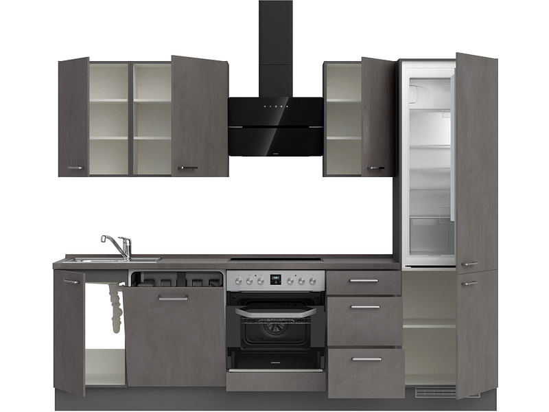 Komplette Küche MODUSET RIVA PREMIUM