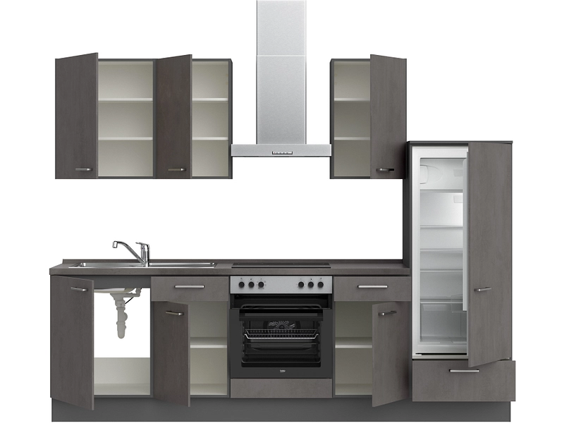 Komplette Küche MODUSET RIVA CLASSIC