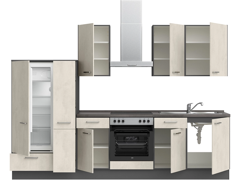 Komplette Küche MODUSET RIVA CLASSIC