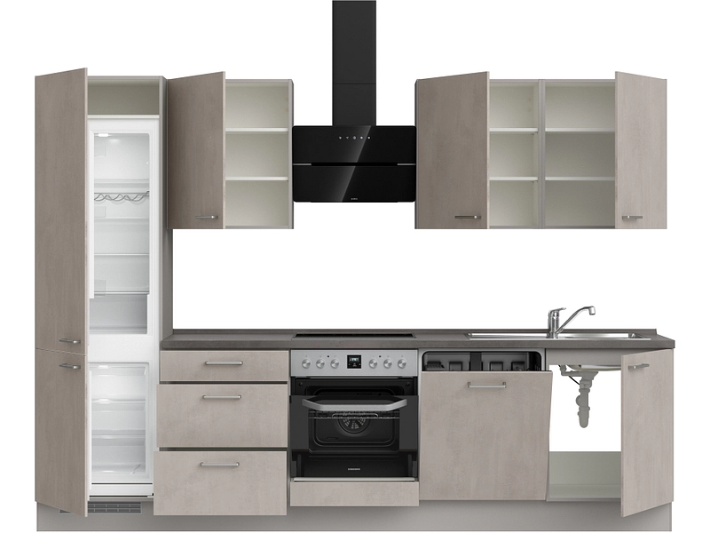 Komplette Küche MODUSET RIVA PREMIUM