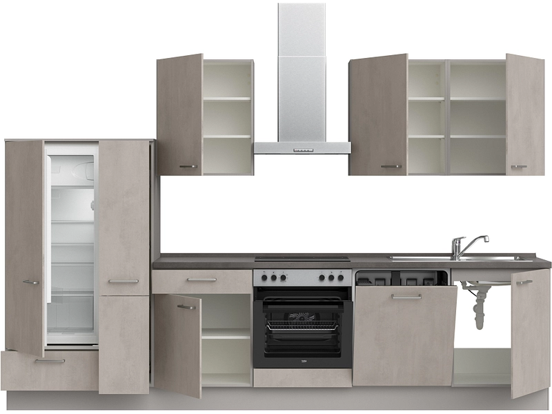 Komplette Küche MODUSET RIVA CLASSIC