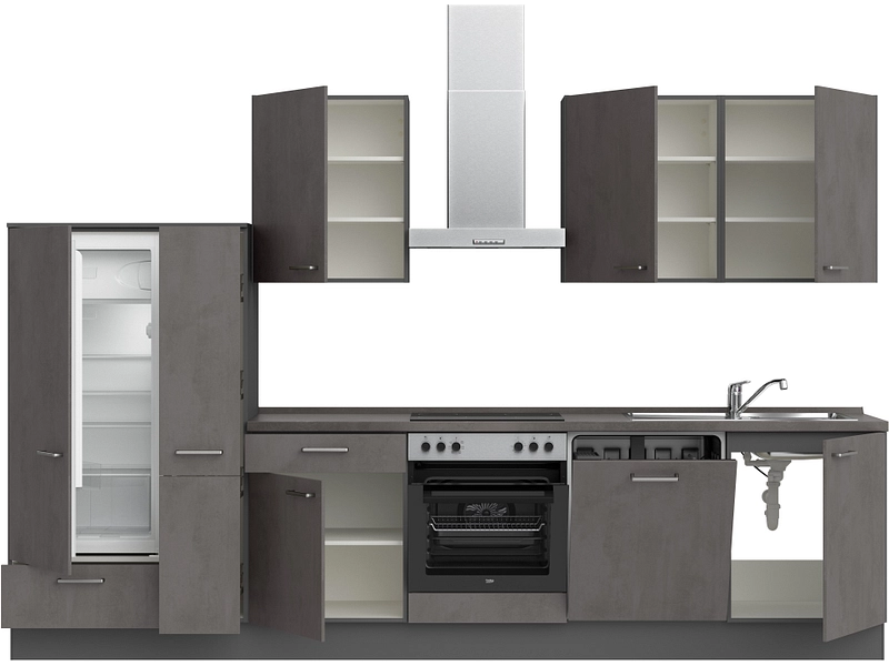 Komplette Küche MODUSET RIVA CLASSIC