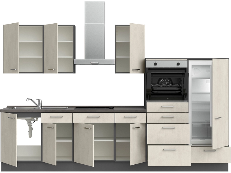 Komplette Küche MODUSET RIVA CLASSIC