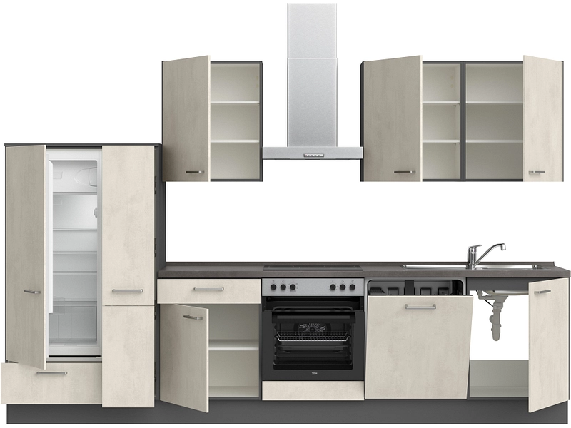 Komplette Küche MODUSET RIVA CLASSIC