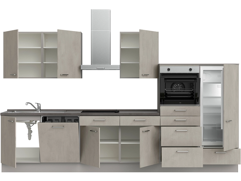 Komplette Küche MODUSET RIVA CLASSIC