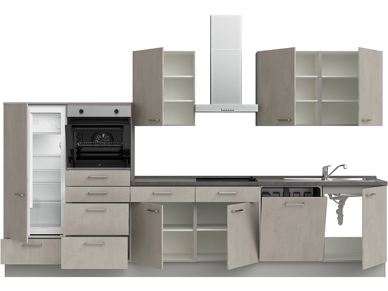 Komplette Küche MODUSET RIVA CLASSIC