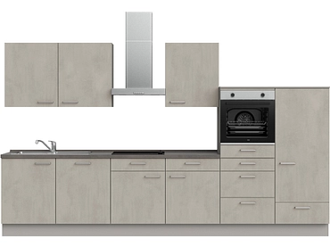 Komplette Küche MODUSET RIVA CLASSIC