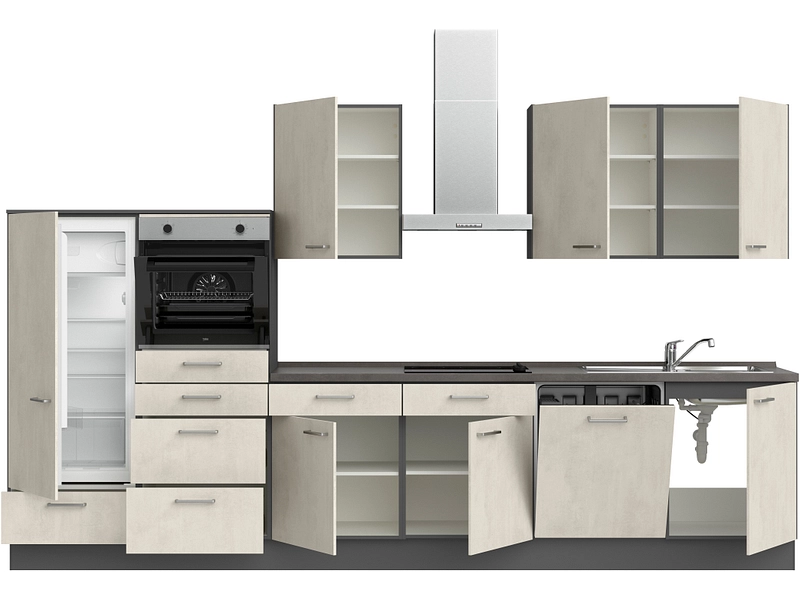 Komplette Küche MODUSET RIVA CLASSIC