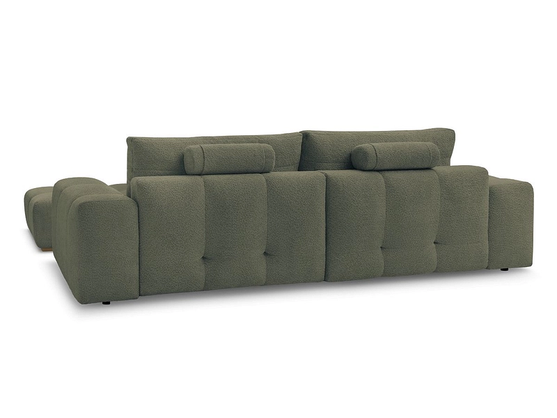 Canapé 3 places avec pouf BOBOCHIC ANAKIN