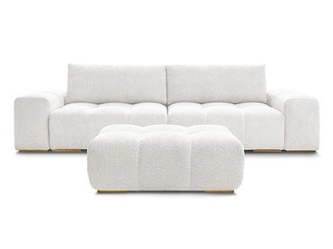 Canapé 3 places avec pouf BOBOCHIC ANAKIN