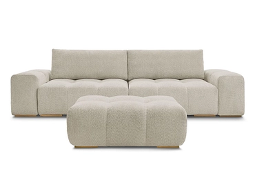 Canapé 3 places avec pouf BOBOCHIC ANAKIN