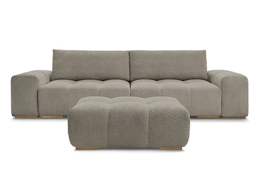 Canapé 3 places avec pouf BOBOCHIC ANAKIN