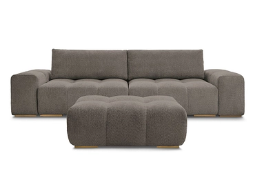 Canapé 3 places avec pouf BOBOCHIC ANAKIN