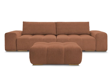 Canapé 3 places avec pouf BOBOCHIC ANAKIN