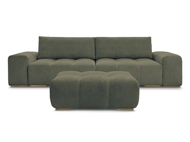 Canapé 3 places avec pouf BOBOCHIC ANAKIN