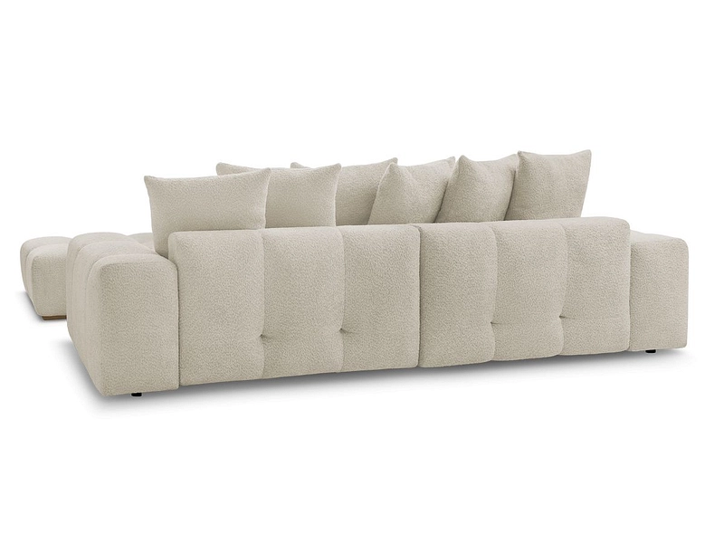 Canapé 3 places avec pouf BOBOCHIC ANAKIN