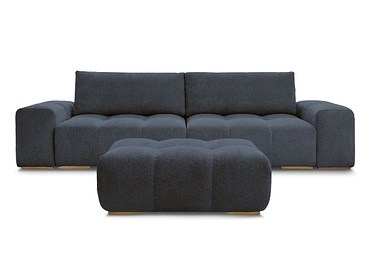 Canapé 3 places avec pouf BOBOCHIC ANAKIN