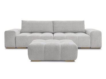 Canapé 3 places avec pouf BOBOCHIC ANAKIN