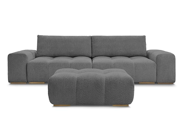 Canapé 3 places avec pouf BOBOCHIC ANAKIN