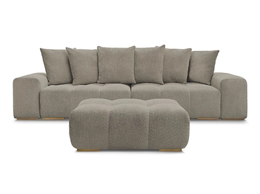 Canapé 3 places avec pouf BOBOCHIC ANAKIN