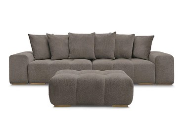 Canapé 3 places avec pouf BOBOCHIC ANAKIN