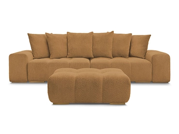 Canapé 3 places avec pouf BOBOCHIC ANAKIN