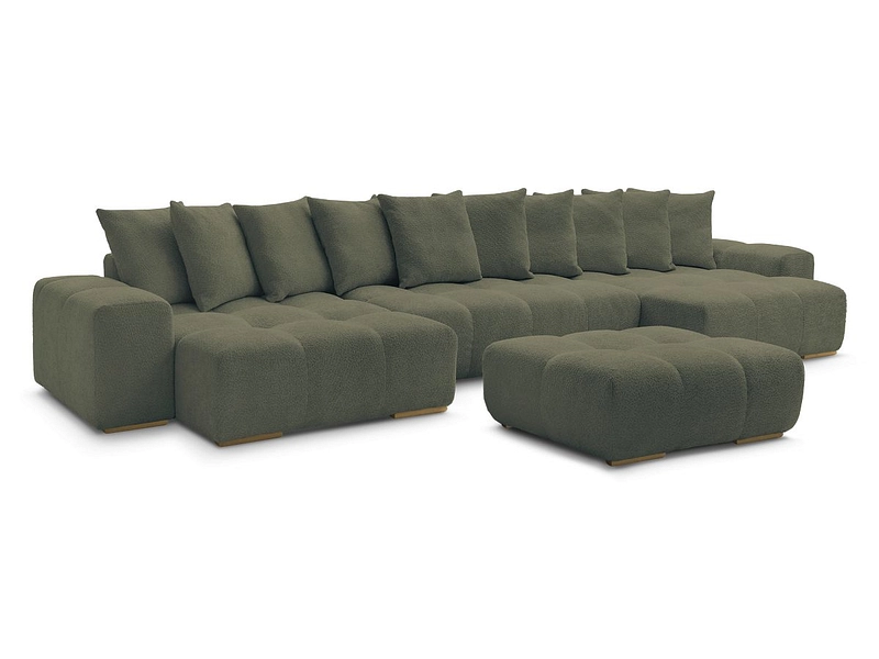 Panorama-Ecksofa mit Hocker BOBOCHIC ANAKIN