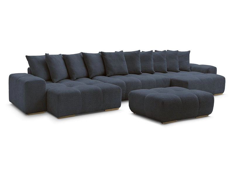 Panorama-Ecksofa mit Hocker BOBOCHIC ANAKIN