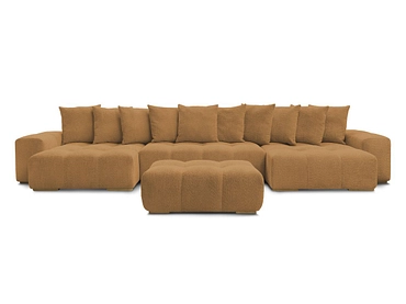 Panorama-Ecksofa mit Hocker BOBOCHIC ANAKIN