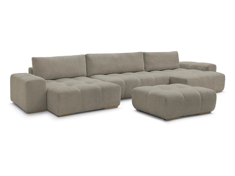 Panorama-Ecksofa mit Hocker BOBOCHIC ANAKIN